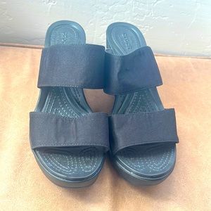 Women’s Crocs wedge sandals